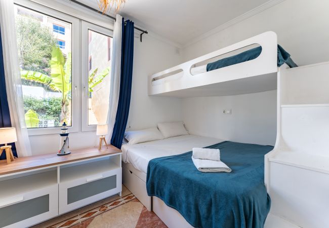 Casa en Mijas Costa - En la playa - Adosado con vista al mar - 2 dormitorios - Dona Lola BEACH Resort - entre Marbella y La Cala de Mijas - Sandra - CS111 Casa en Mijas Costa - En la playa - Adosado con vista al mar - 2 dormitorios - Dona Lola BEACH Resort - entre Marbella y La Cala de Mijas - Sandra - CS111