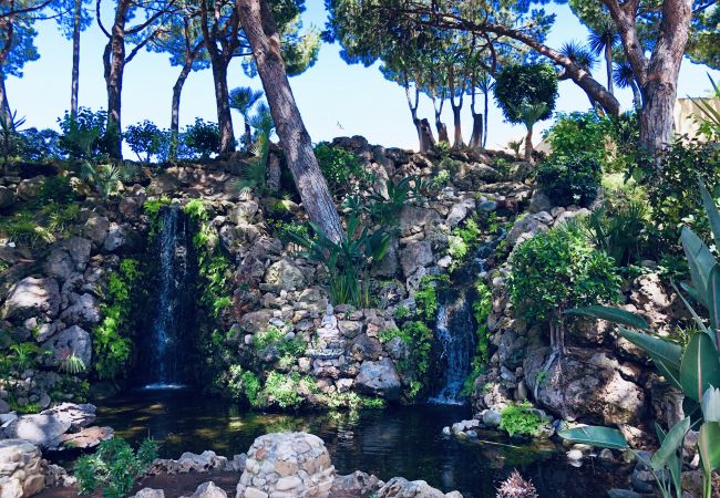 Jardin de rocaille. Doña Lola. Mijas Costa Jardin. Doña Lola. Calahonda. Malaga