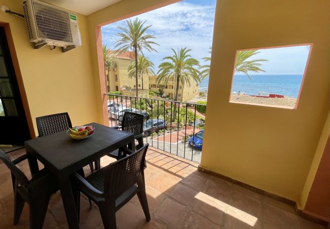 Appartement à Mijas Costa - CS197 Charmant appartement de 2 chambres avec vue mer - Doña Lola Claudia, Calahonda, Costa del Sol Appartement à Mijas Costa - CS197 Charmant appartement de 2 chambres avec vue mer - Doña Lola Claudia, Calahonda, Costa del Sol