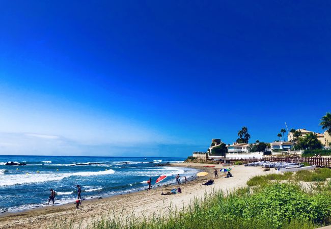 Beach of Calahonda. Mijas Costa. Malaga Beach of Calahonda. Costa del Sol