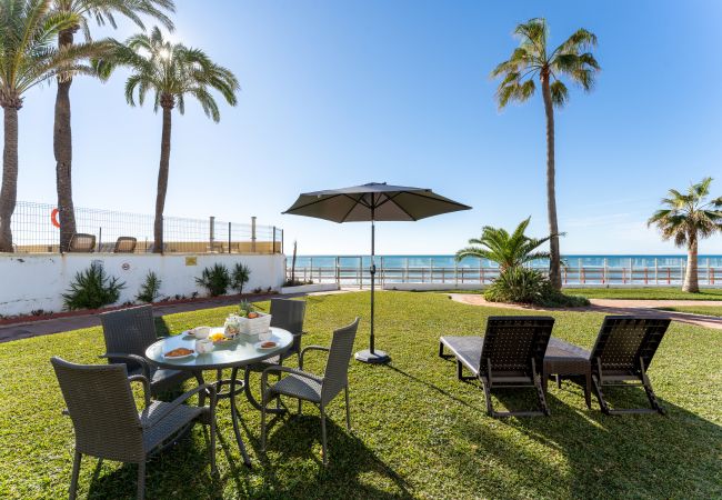 House in Mijas Costa - Front BEACH house - Full SEA view - Dona Lola BEACH Resort - between MARBELLA and La Cala de Mijas - 2 bedrooms - Ref.: CS183 House in Mijas Costa - Front BEACH house - Full SEA view - Dona Lola BEACH Resort - between MARBELLA and La Cala de Mijas - 2 bedrooms - Ref.: CS183