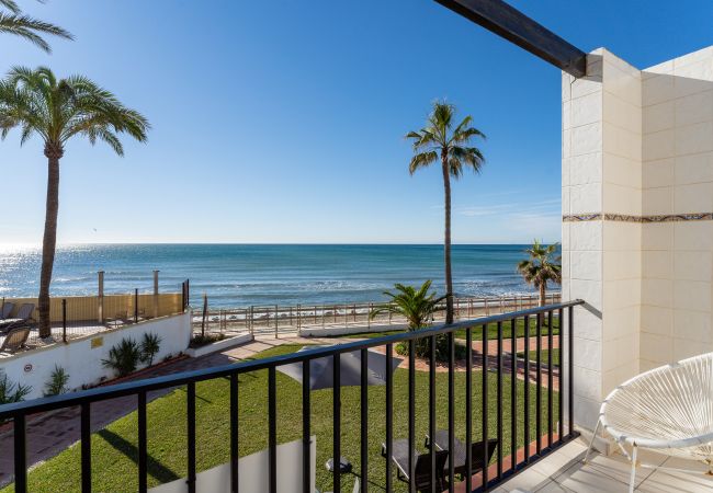 House in Mijas Costa - Front BEACH house - Full SEA view - Dona Lola BEACH Resort - between MARBELLA and La Cala de Mijas - 2 bedrooms - Ref.: CS183 House in Mijas Costa - Front BEACH house - Full SEA view - Dona Lola BEACH Resort - between MARBELLA and La Cala de Mijas - 2 bedrooms - Ref.: CS183