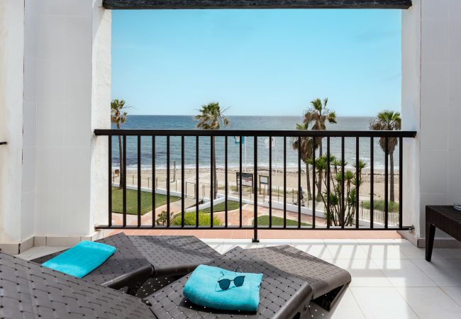 Apartment in Mijas Costa - BEACH Front duplex - Full SEA View - Dona Lola BEACH Resort - between MARBELLA and La Cala de Mijas - Ref. CS199 Apartment in Mijas Costa - BEACH Front duplex - Full SEA View - Dona Lola BEACH Resort - between MARBELLA and La Cala de Mijas - Ref. CS199